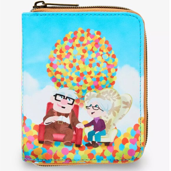 Loungefly Handbags - Loungefly Disney Pixar Up Carl & Ellie Balloons Mini Zipper Wallet New With Tags
